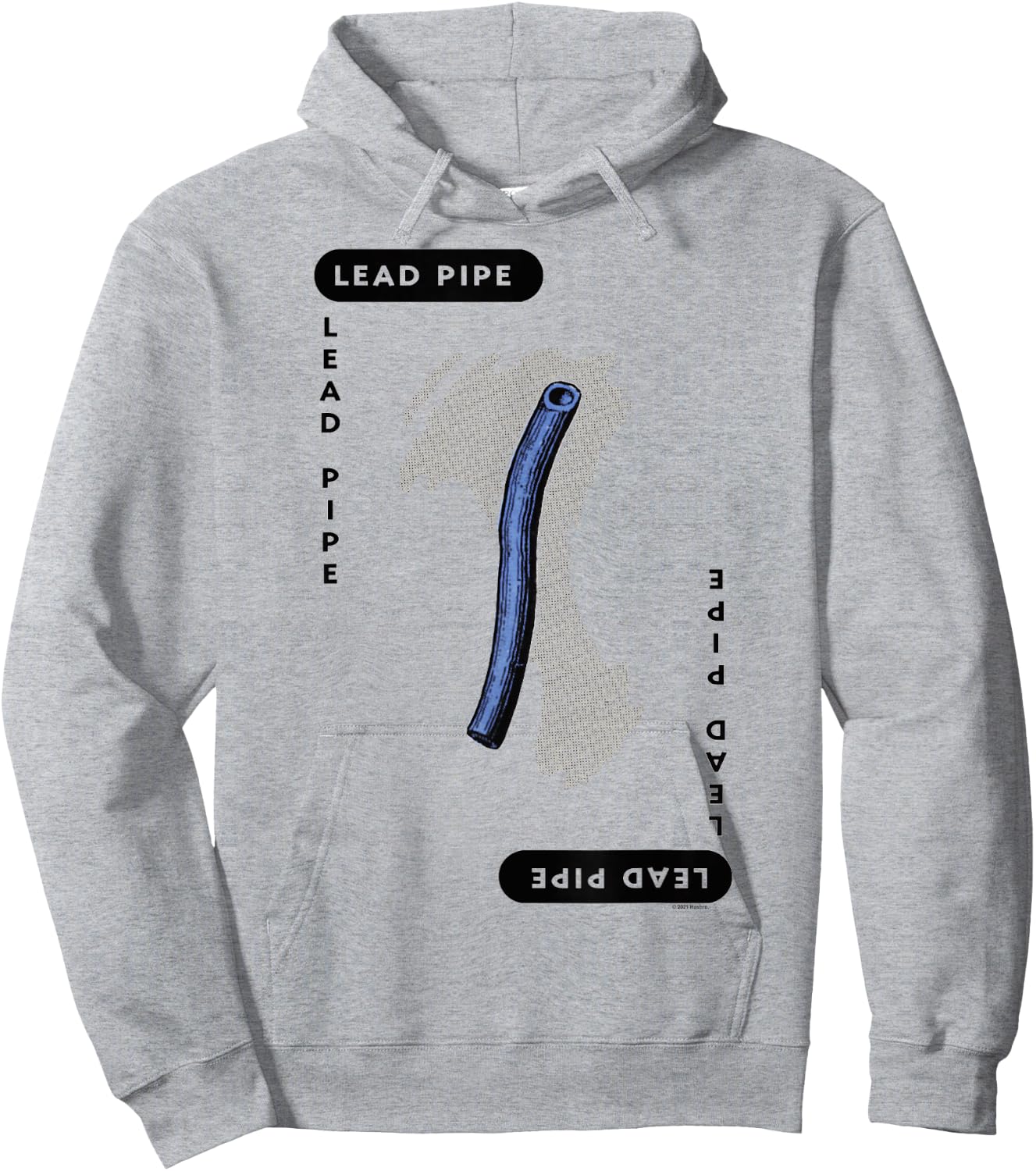 Clue Lead Pipe Playing Card Halloween Costume Hoodie - Hoodie | Ash