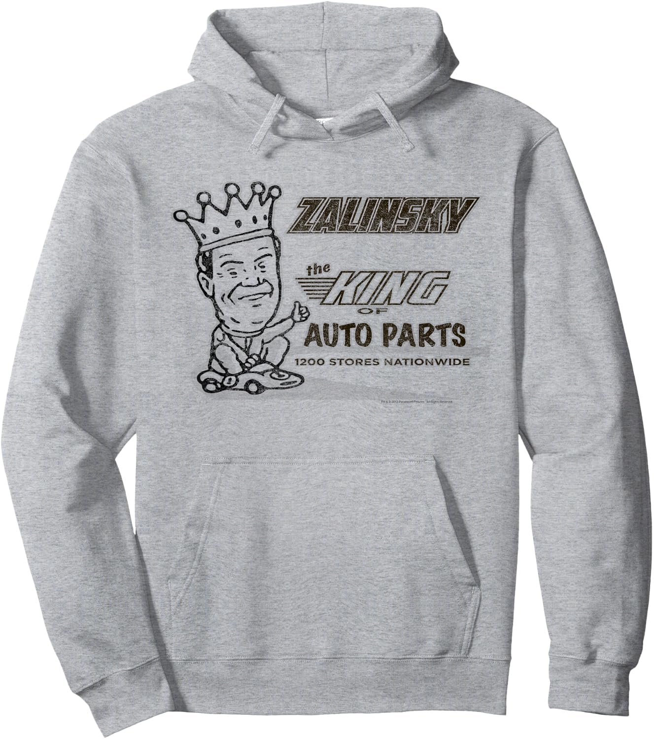 Tommy Boy Zalinsky Auto Hoodie - Hoodie | Ash