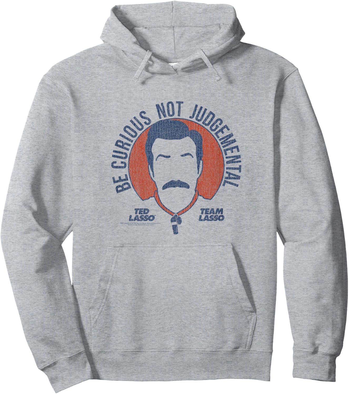 Ted Lasso Be Curious Not Judgemental Small Hoodie - Hoodie | Ash