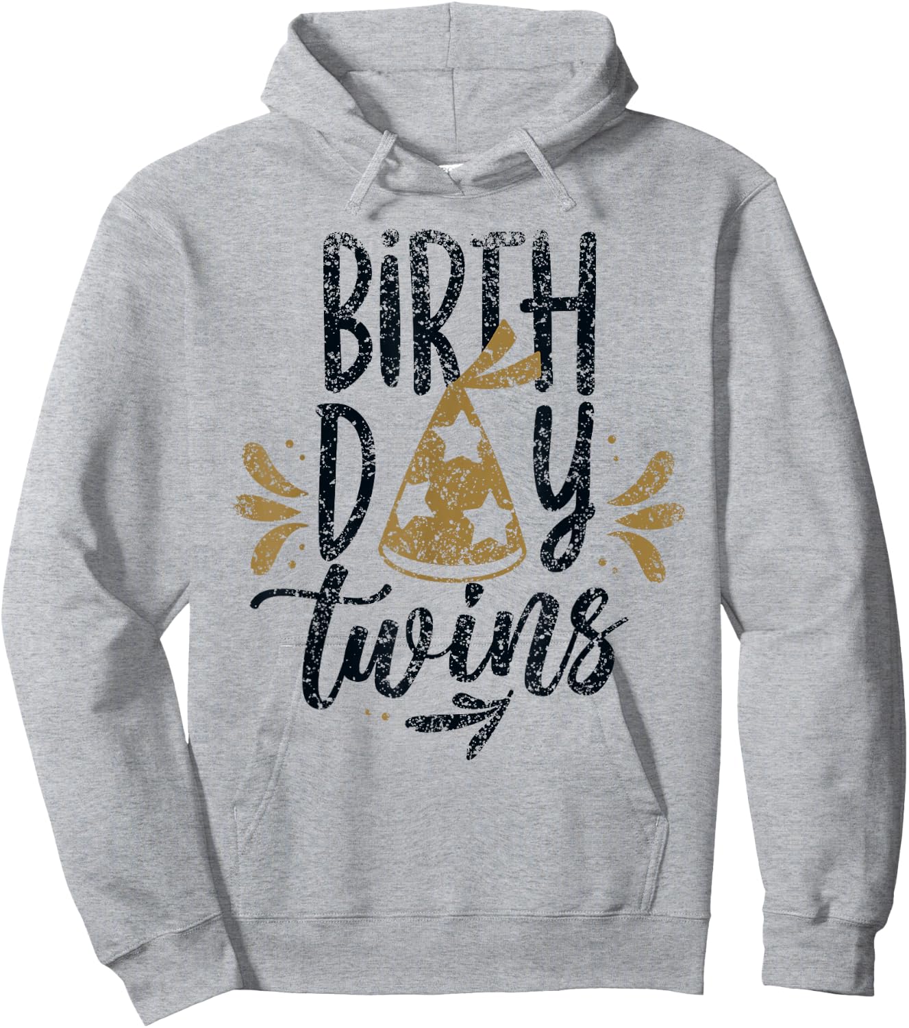 Birthday Twins Celebrate Cute Twin Hoodie - Hoodie | Ash