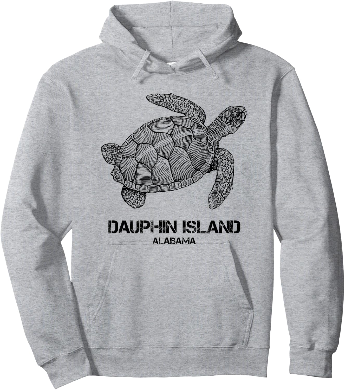 Dauphin Island Alabama Hoodie - Hoodie | Ash