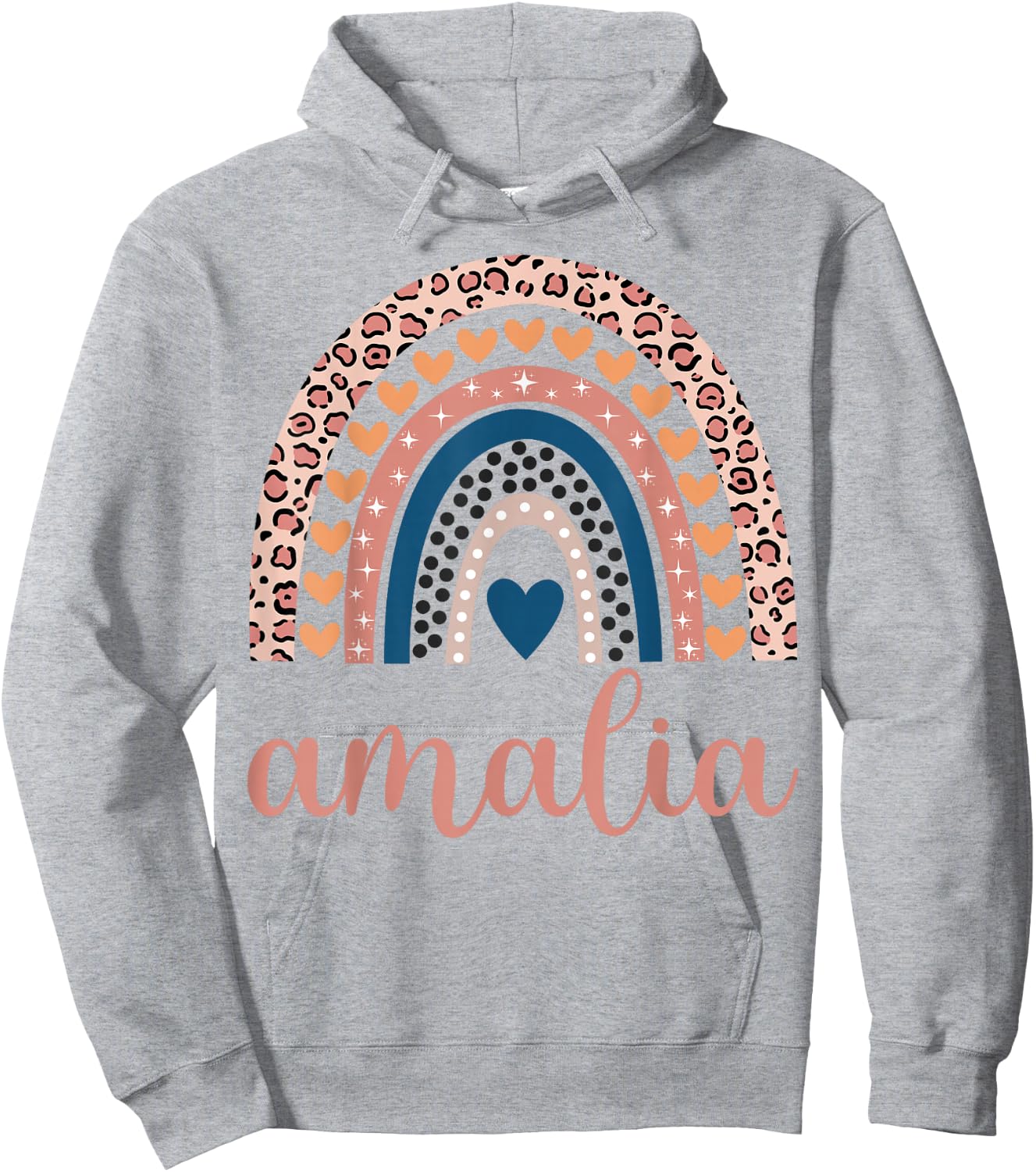 Amalia Amalia Name Birthday Shirt Gift Hoodie - Hoodie | Ash