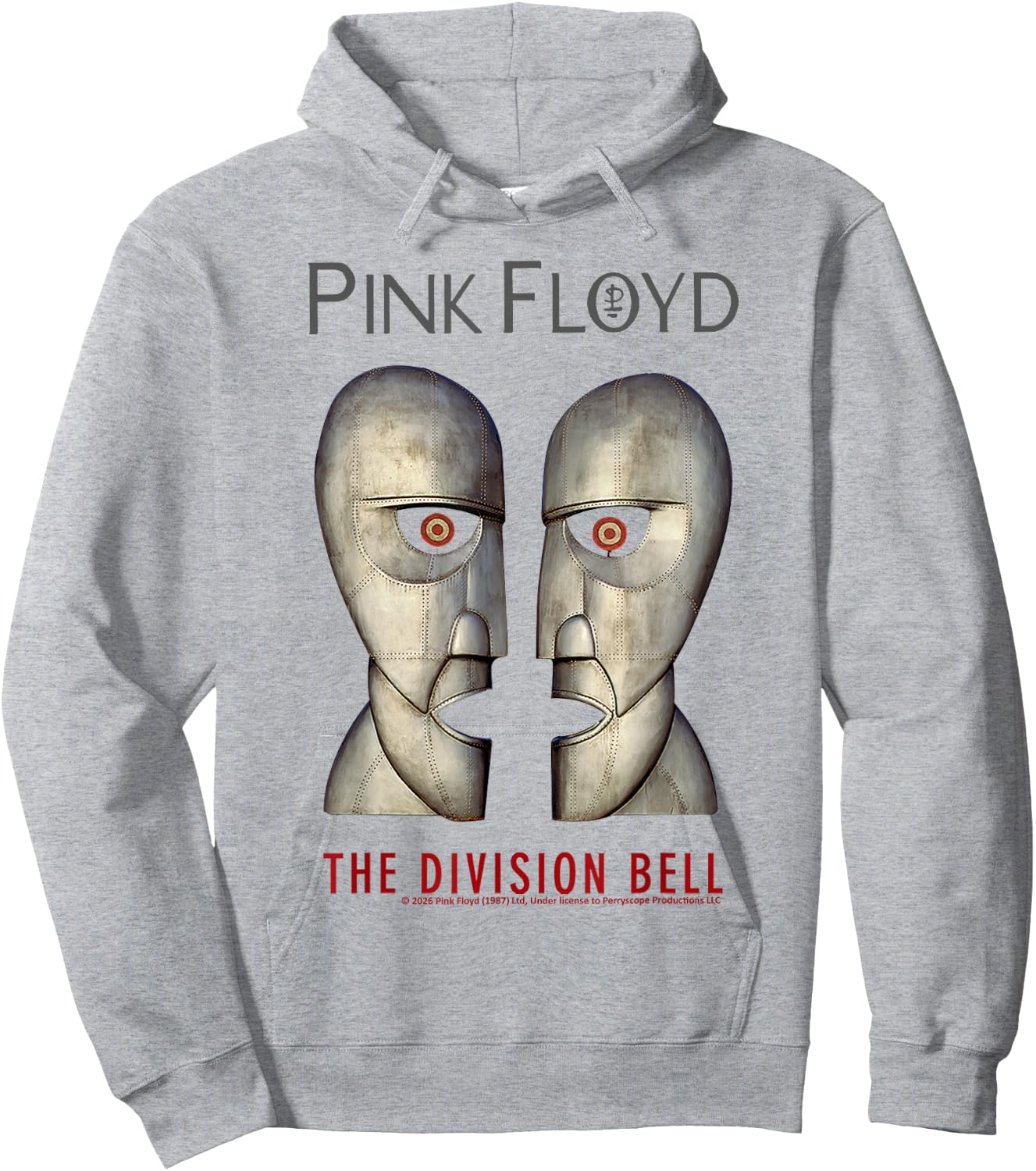 Pink Floyd The Division Bell Album Cover Faces Hoodie - Hoodie | Ash