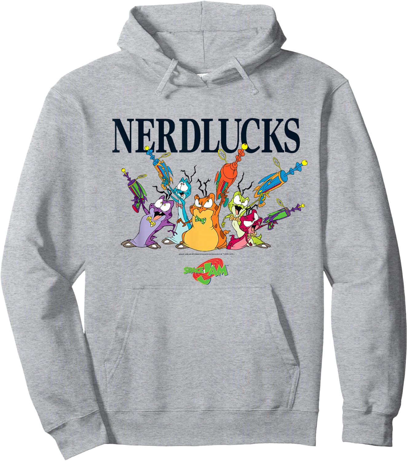 Space Jam Nerdlucks Hoodie - Hoodie | Ash