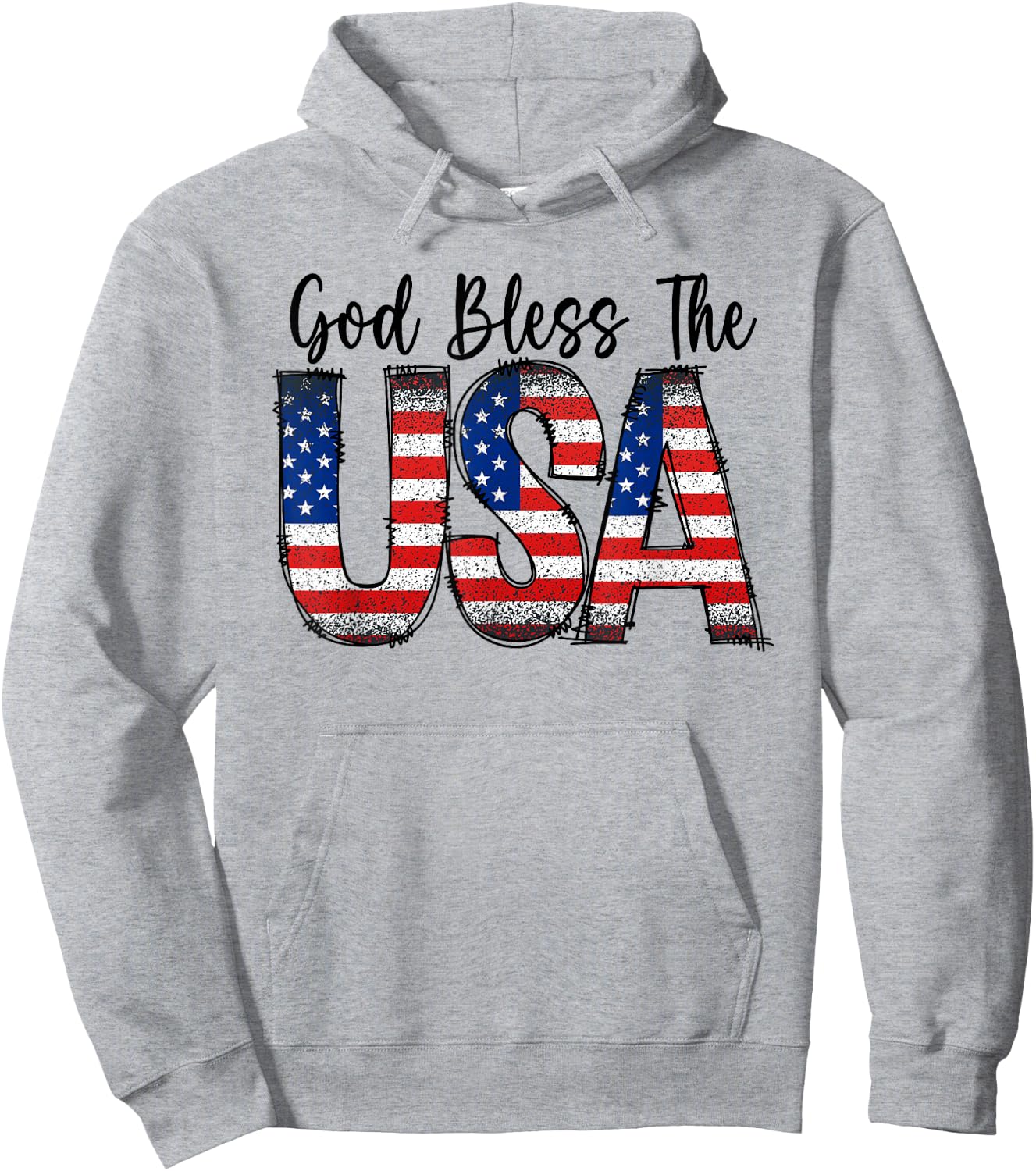 God bless the USA - July 4 Hoodie - Hoodie | Ash