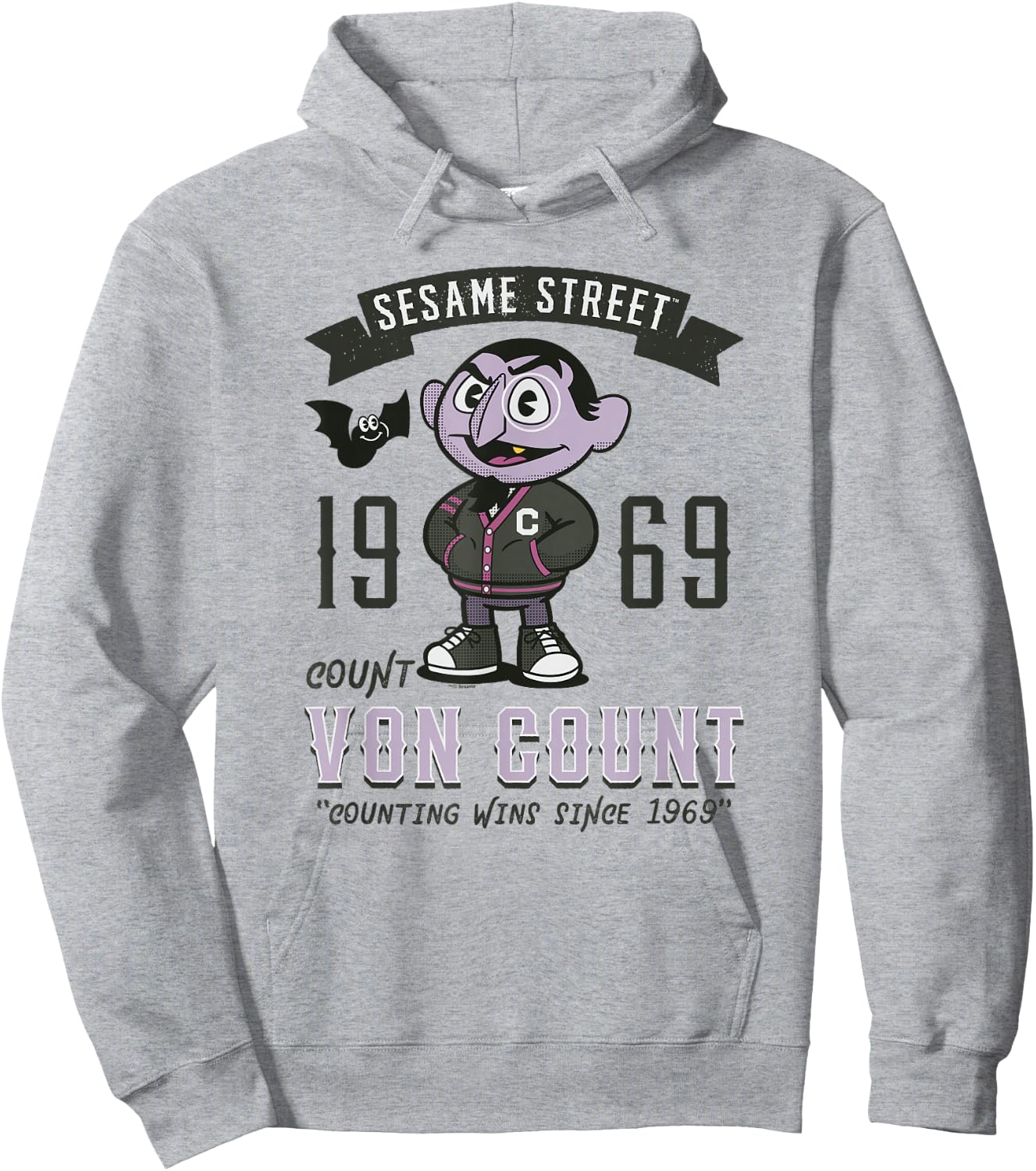 Sesame Street Count Counting Wins Since 1969 Hoodie - Hoodie | Ash
