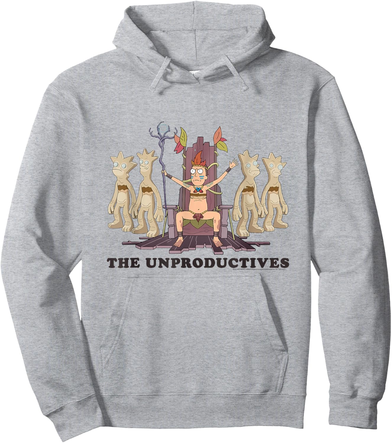 Rick and Morty The Unproductives Hoodie - Hoodie | Ash