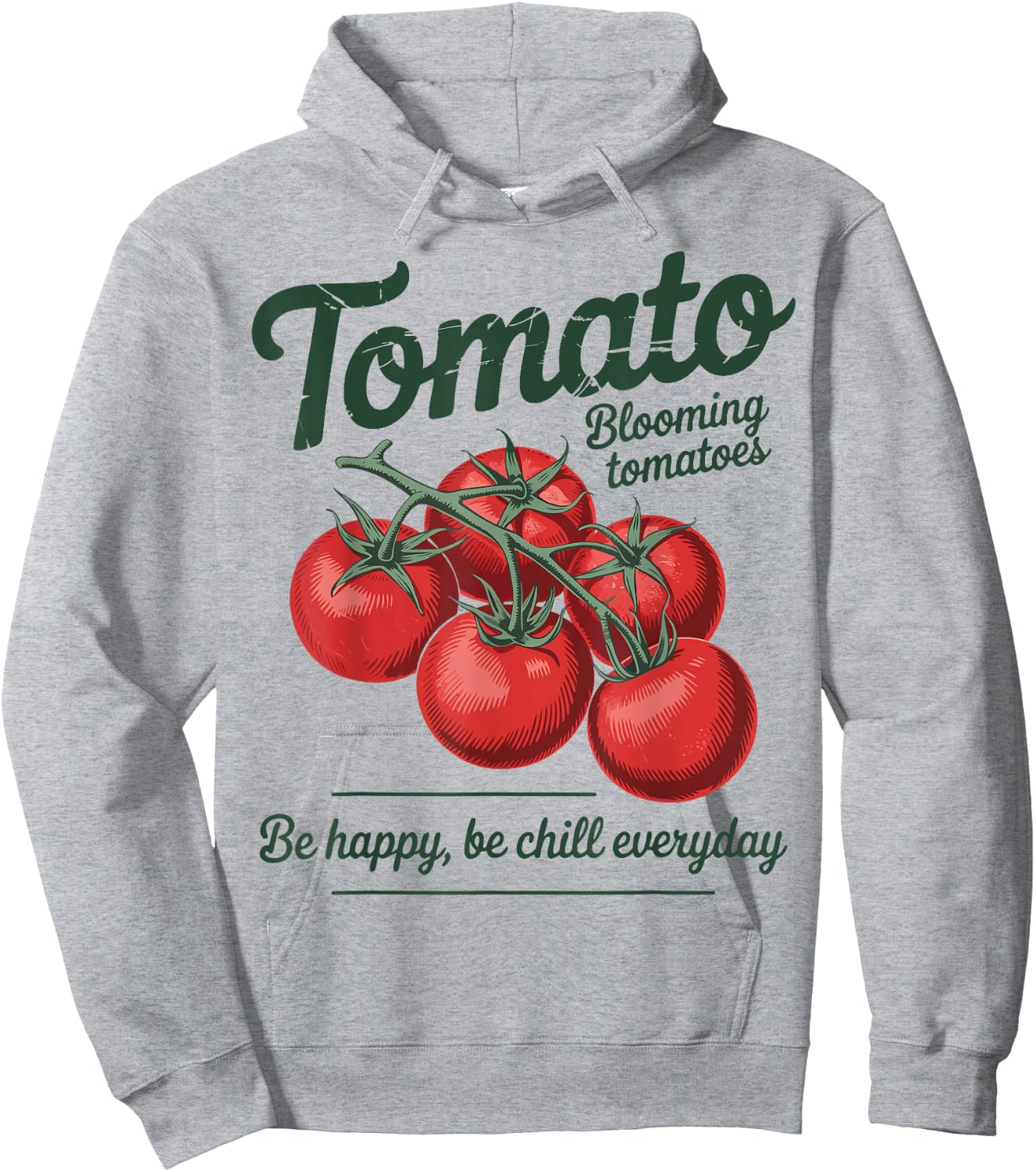 Graphic Tomato Gardener Hoodie - Hoodie | Ash