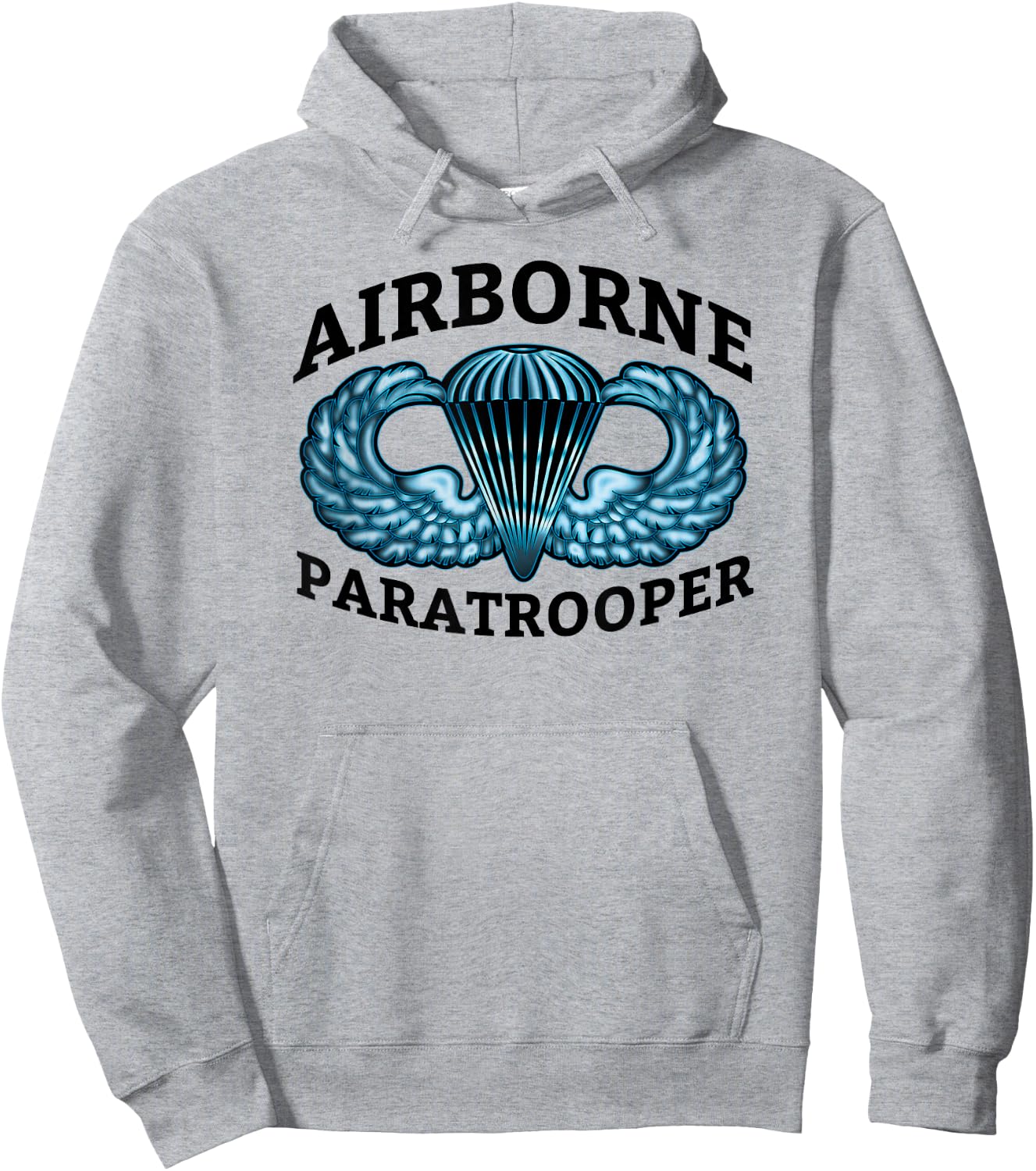 Airborne Paratrooper Hoodie - Hoodie | Ash