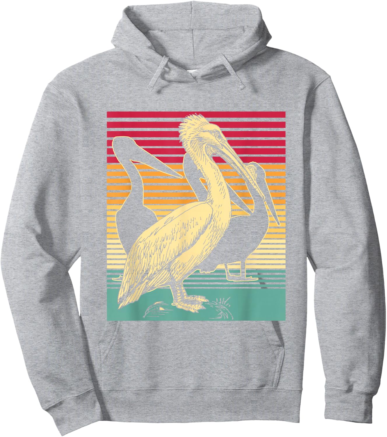 Animal Groomer Gift Pelican Bird Hoodie - Hoodie | Ash