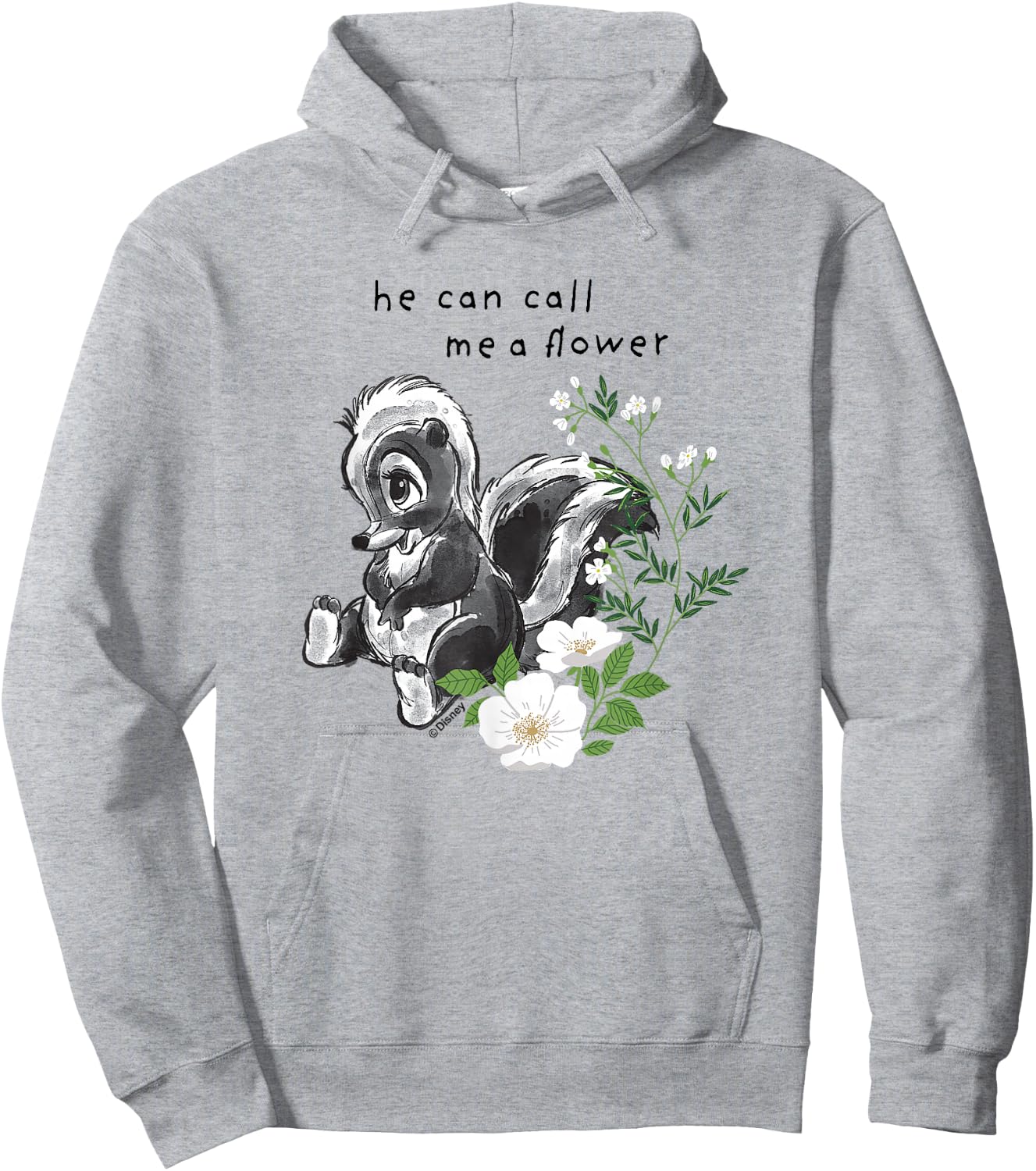 Bambi - He Can Call Me A Flower Hoodie - Hoodie | Ash