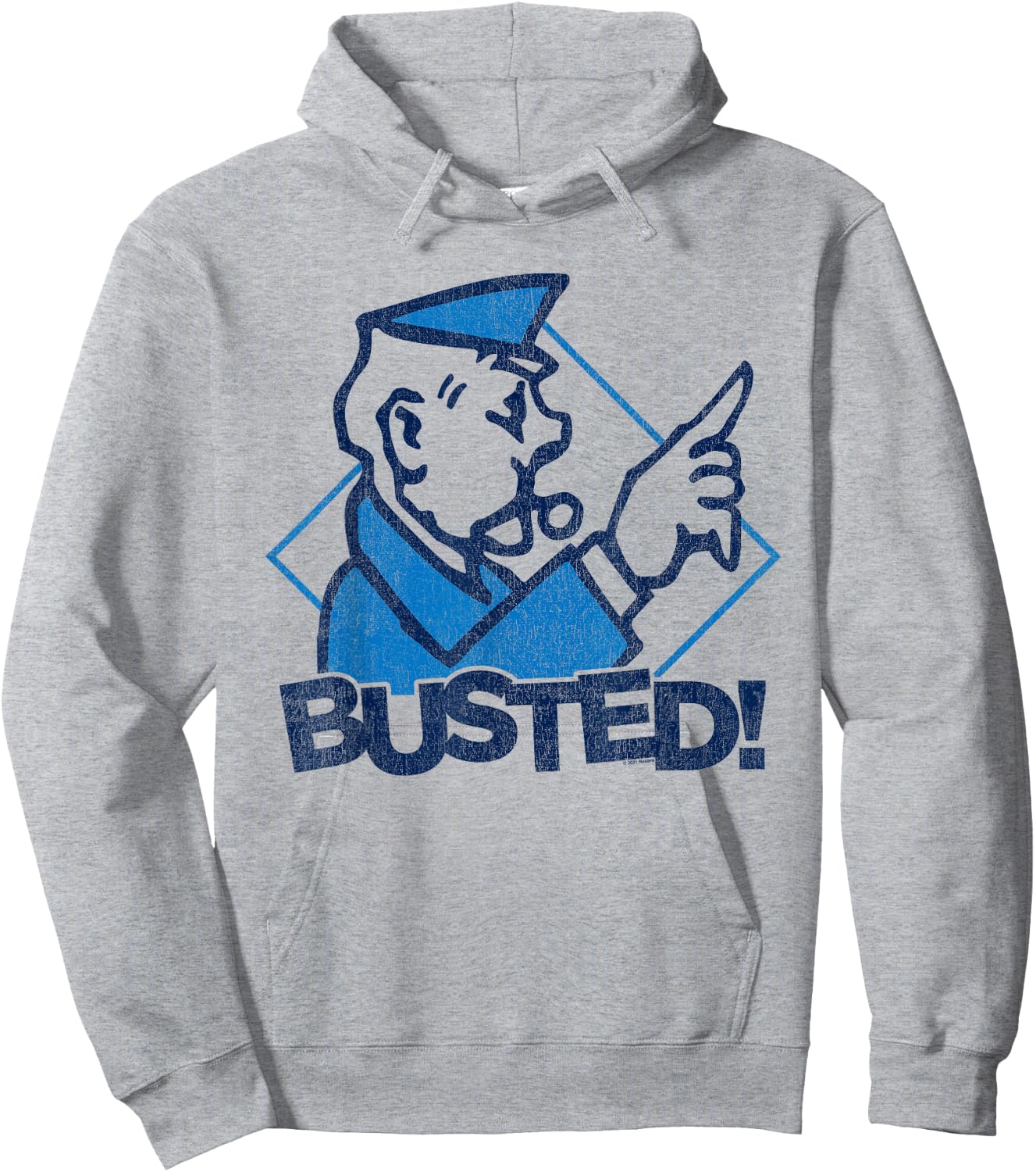 Monopoly You're Busted Hoodie - Hoodie | Ash