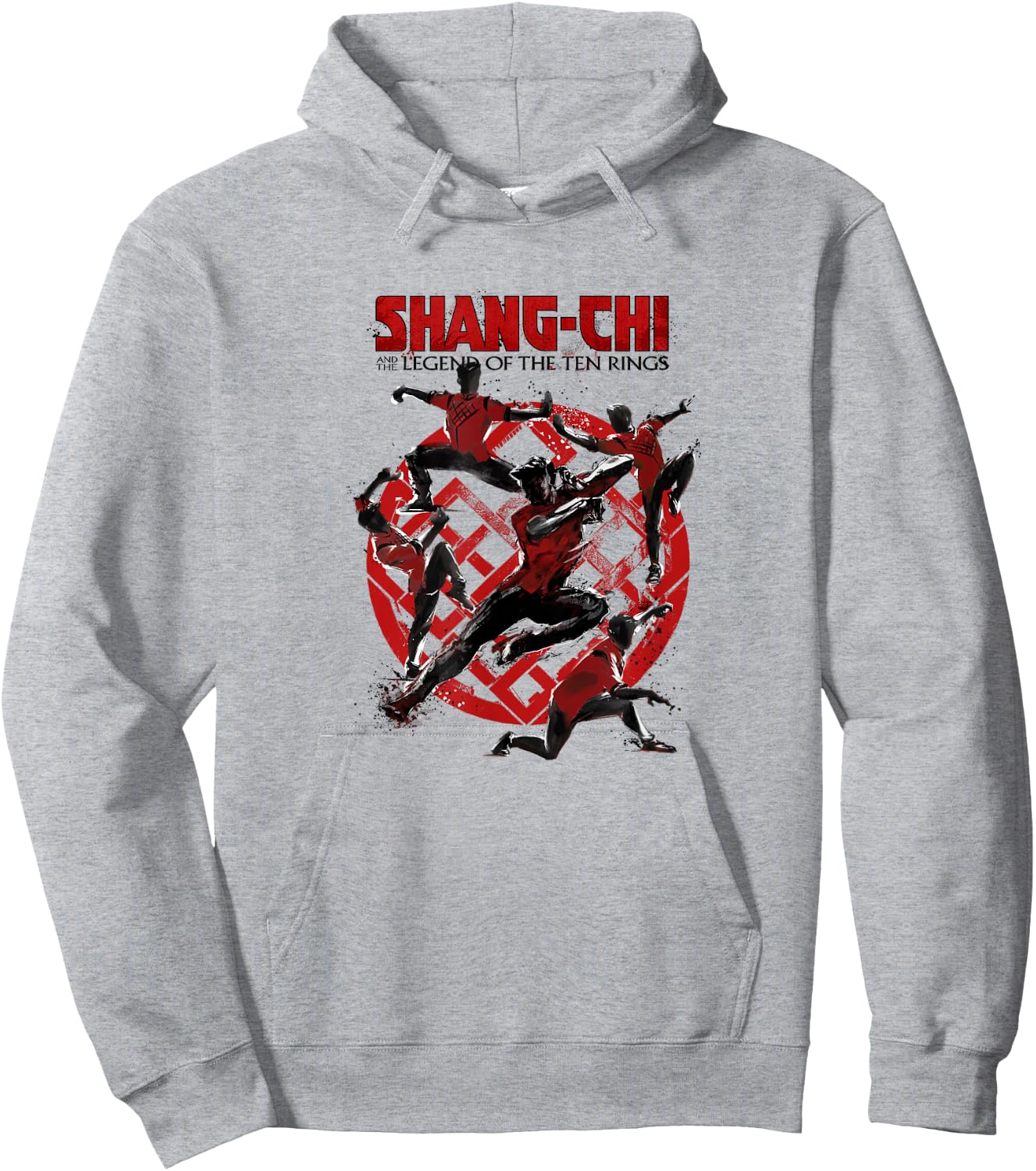 Marvel Shang-Chi Poses Logo Hoodie - Hoodie | Ash