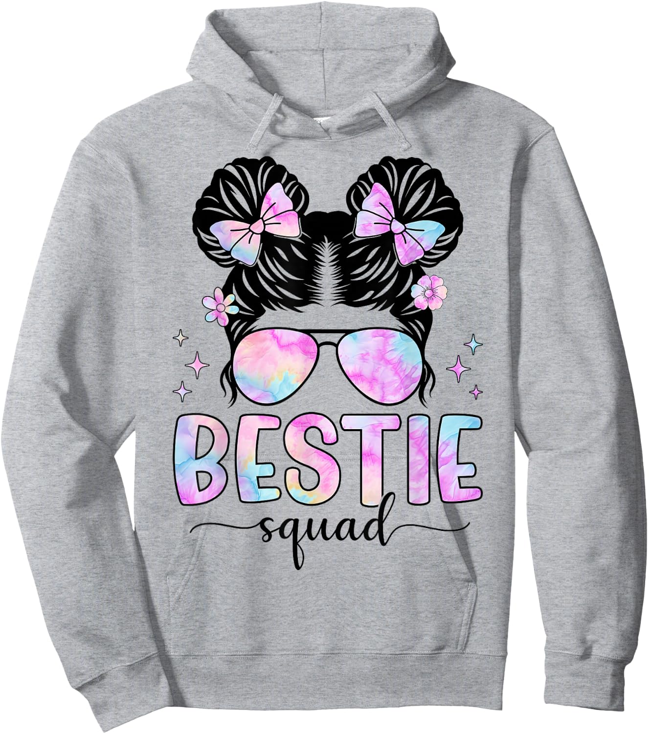 Bestie Squad Best Friend Matching Squad Hoodie - Hoodie | Ash