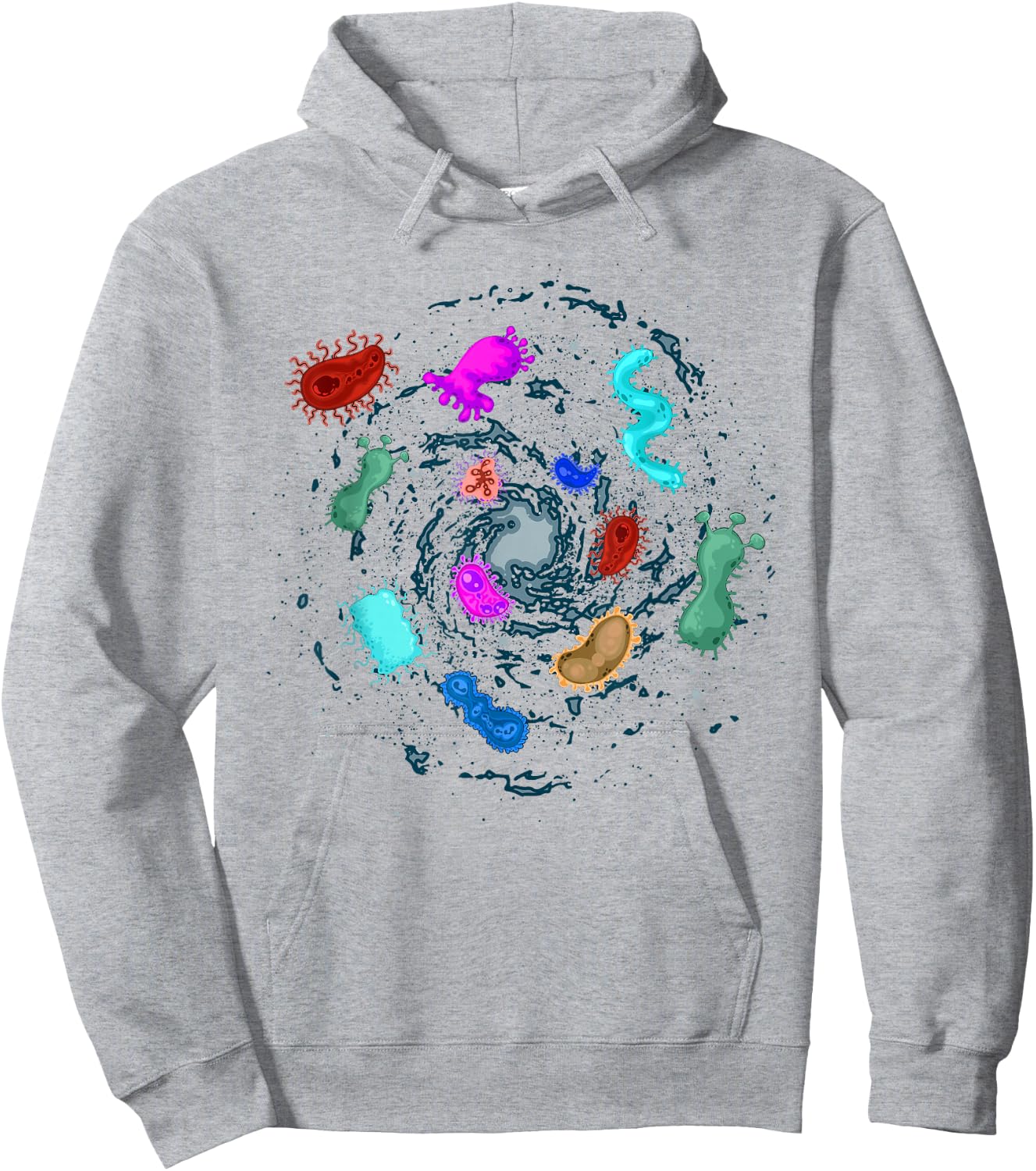 Microbiology Laboratory MTA Biologist Bacteria Hoodie - Hoodie | Ash