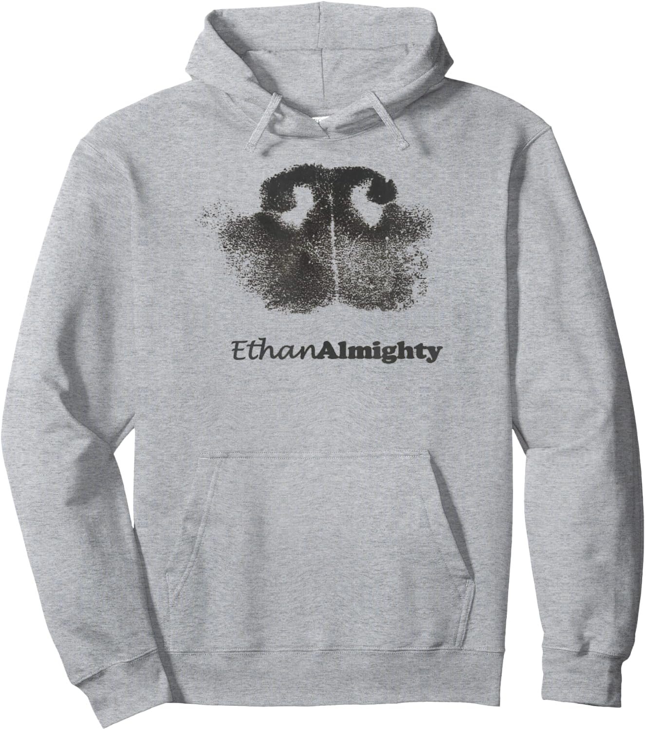 Ethan Nose Print Hoodie - Hoodie | Ash