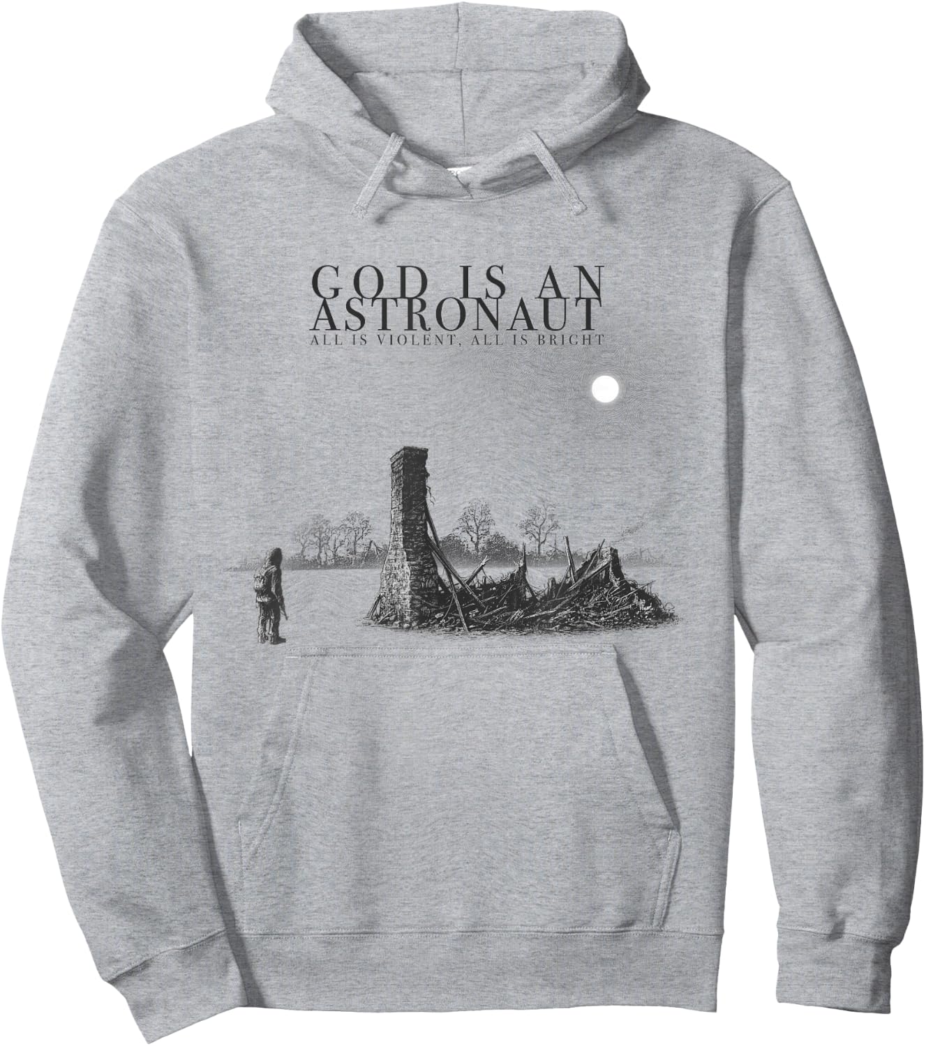 All is Violent, All is Bright Hoodie - Hoodie | Ash