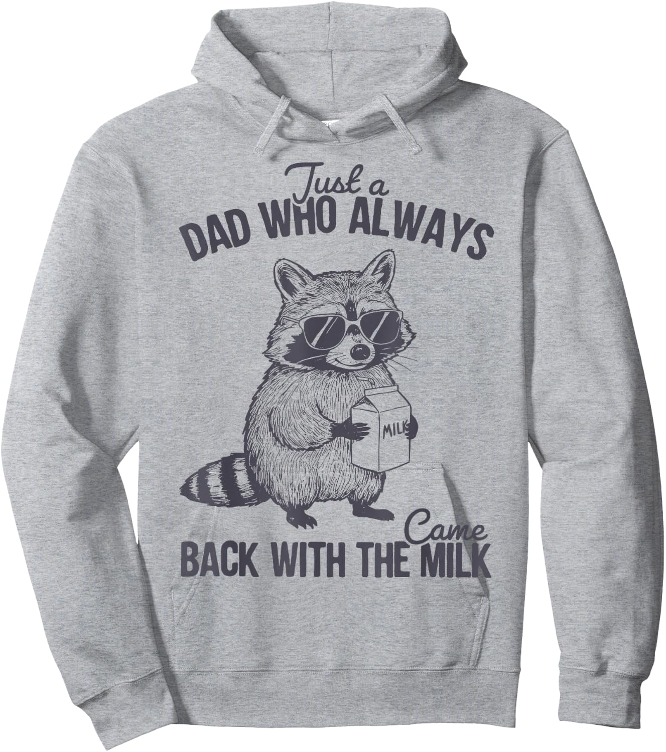 With the Milk Fathers Day Hoodie - Hoodie | Ash