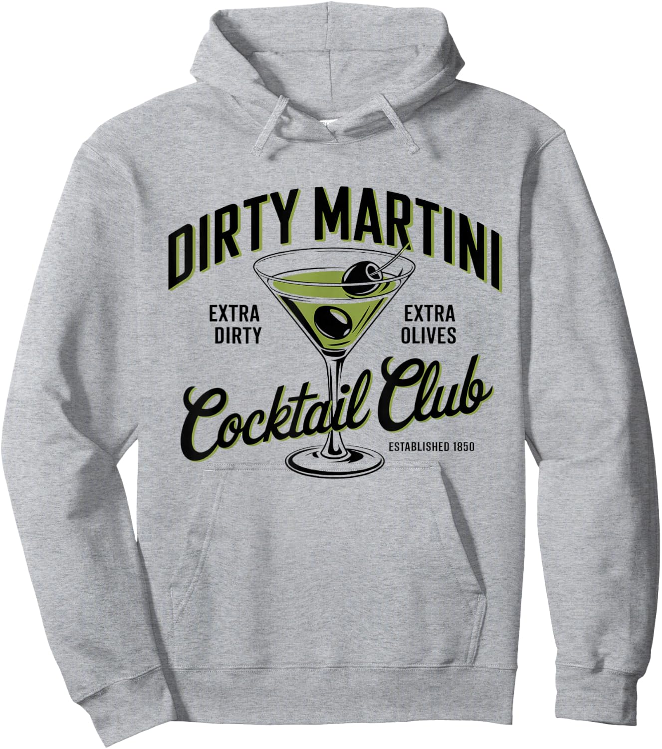 Dirtyy Bachelorette Martini Drinking Club Funny Hoodie - Hoodie | Ash