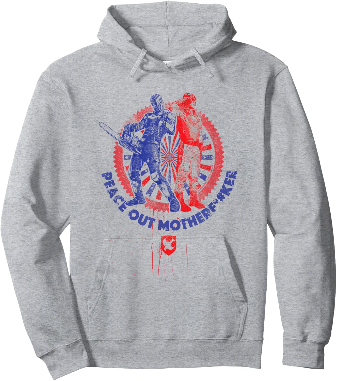Peacemaker The Vigilante Peace Stamp Hoodie - Hoodie | Ash