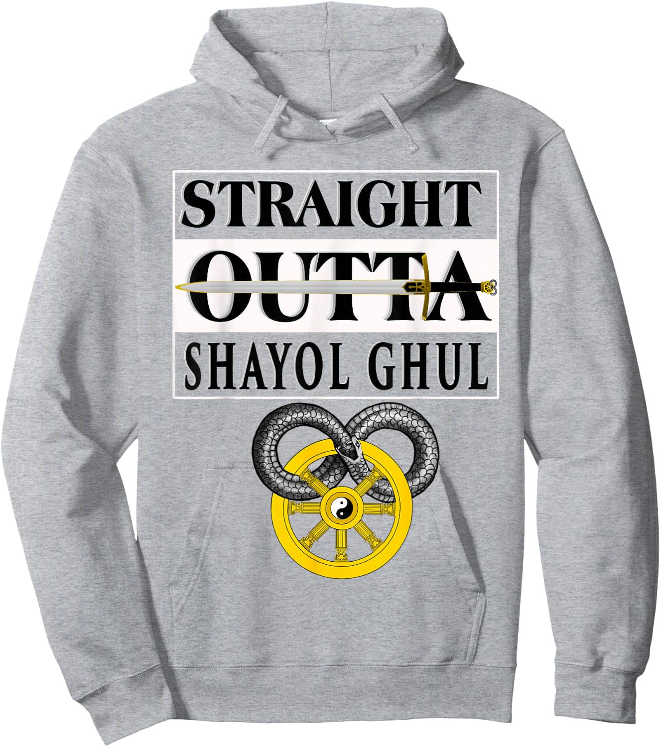 Straight outta Shayol Gul Wheel Time Hoodie - Hoodie | Ash