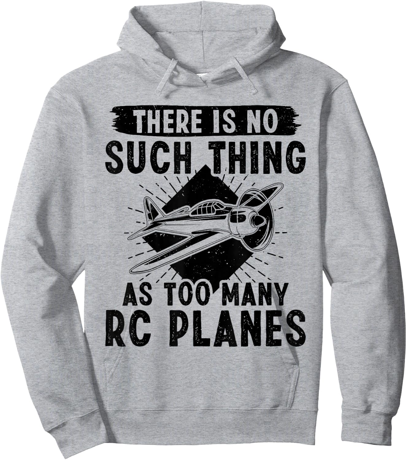 RC Plane Pilot Radio Controlled Jet RC Airplane Hoodie - Hoodie | Ash