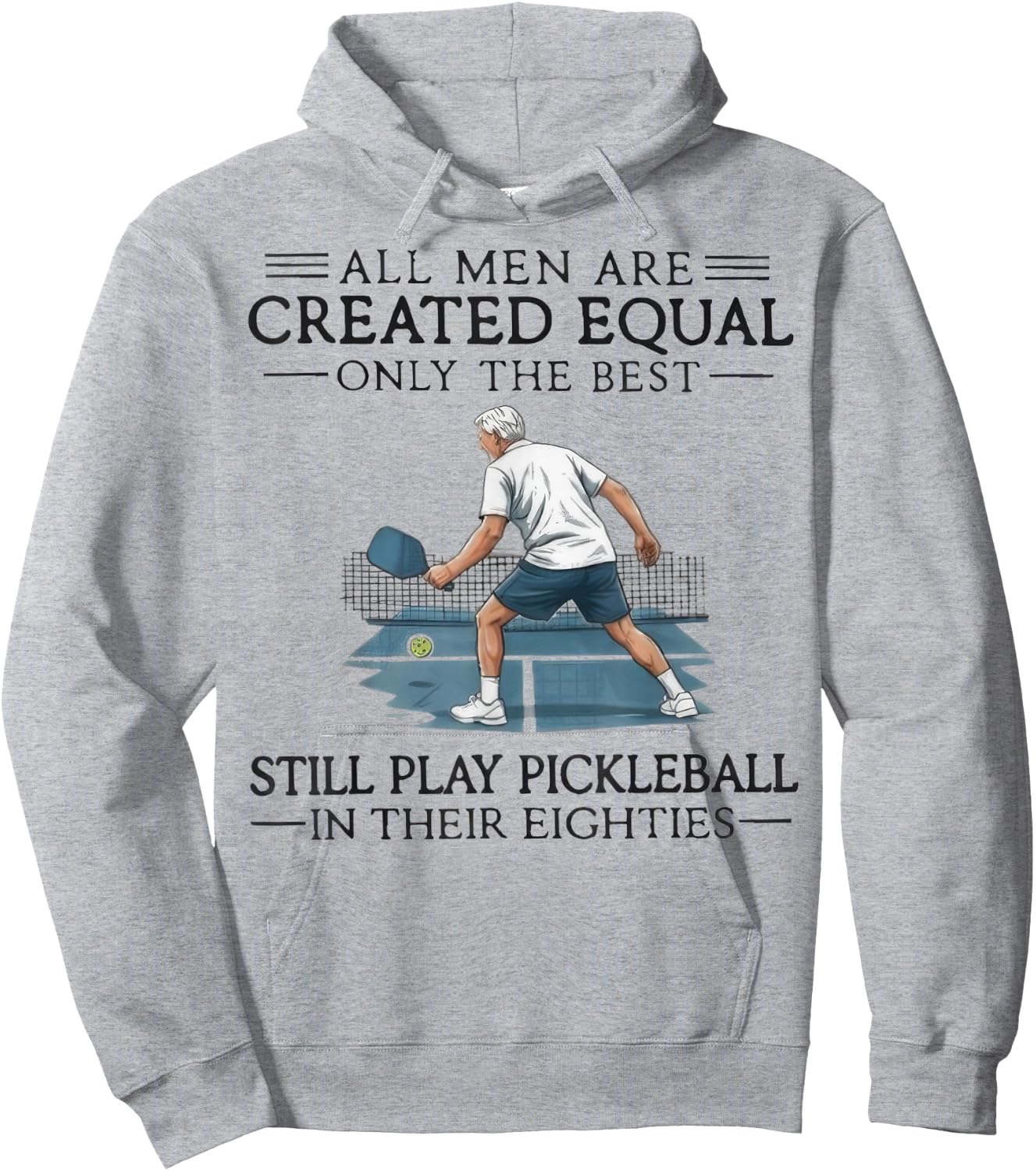 Retro All Men are Created Equal Only The Best Hoodie - Hoodie | Ash