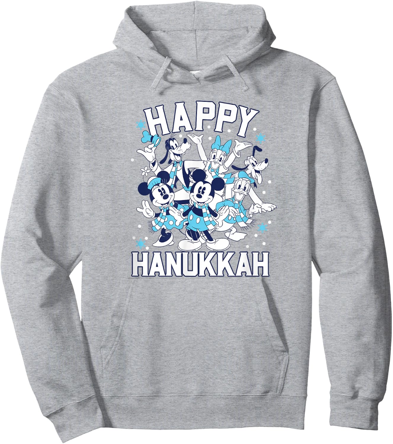 Disney - Happy Hanukkah from Mickey and Friends Hoodie - Hoodie | Ash