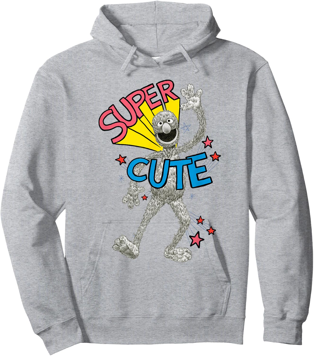 Sesame Street Grover is Super Cute Hoodie - Hoodie | Ash