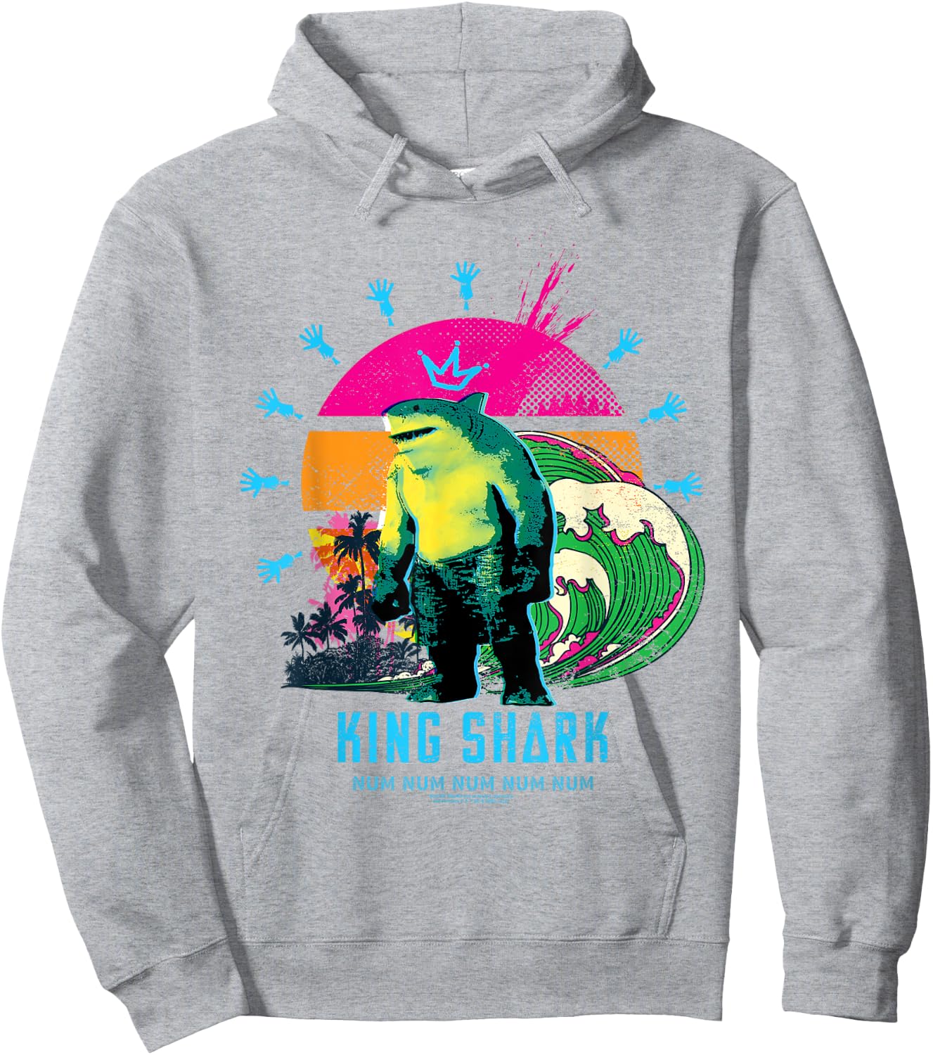 The Suicide Squad King Shark Hoodie - Hoodie | Ash