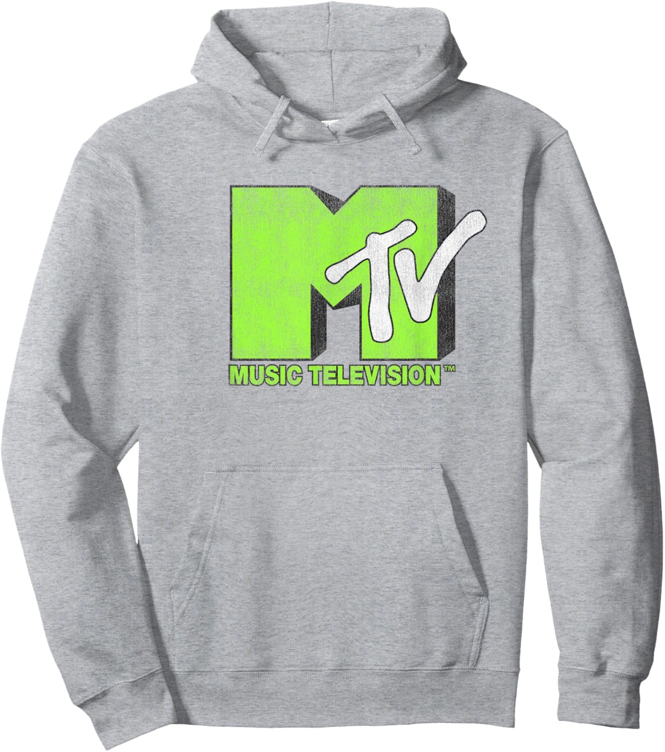 MTV Green Logo Hoodie - Hoodie | Ash