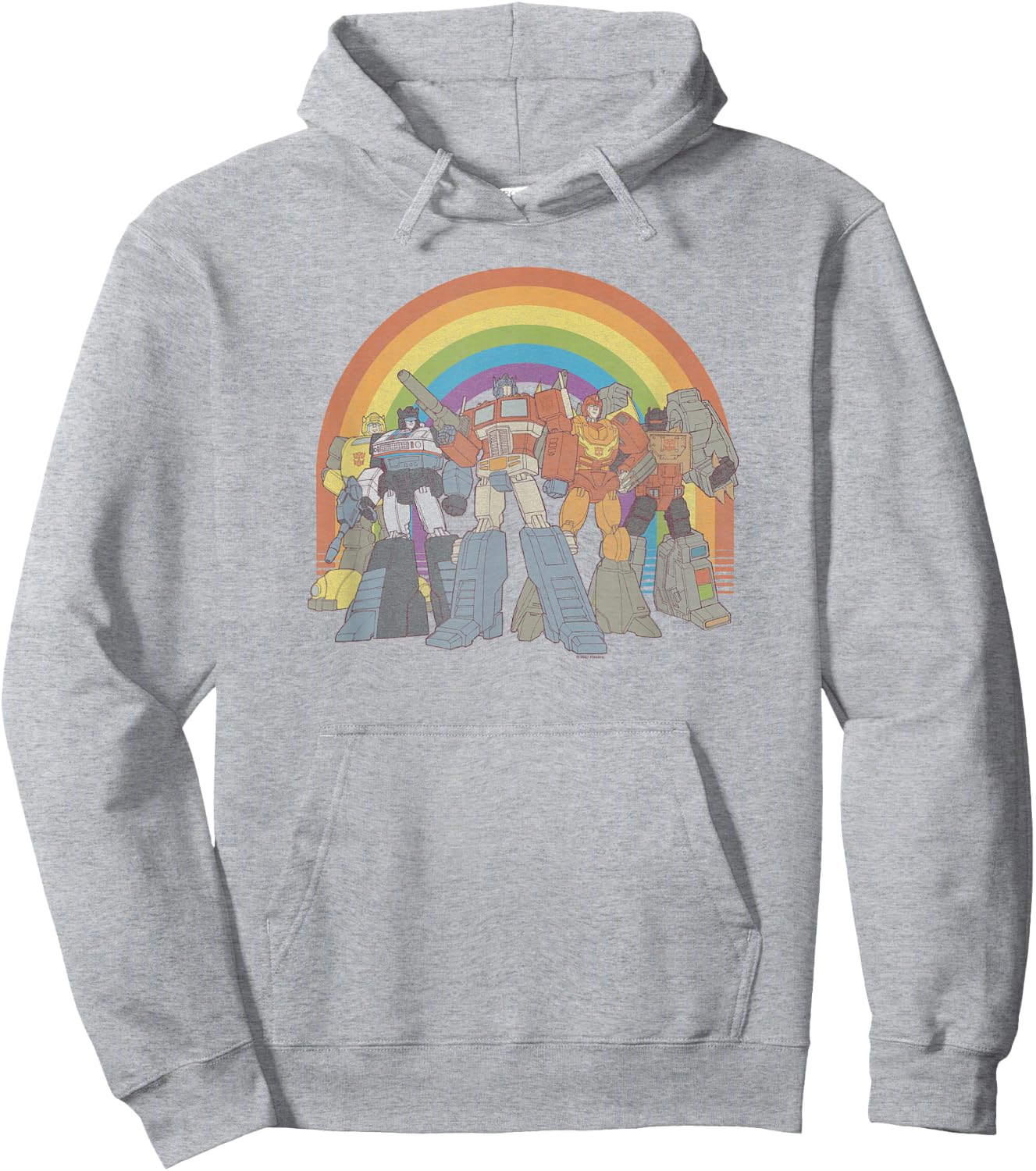 Transformers Pride Rainbow Heroes Unite Hoodie - Hoodie | Ash