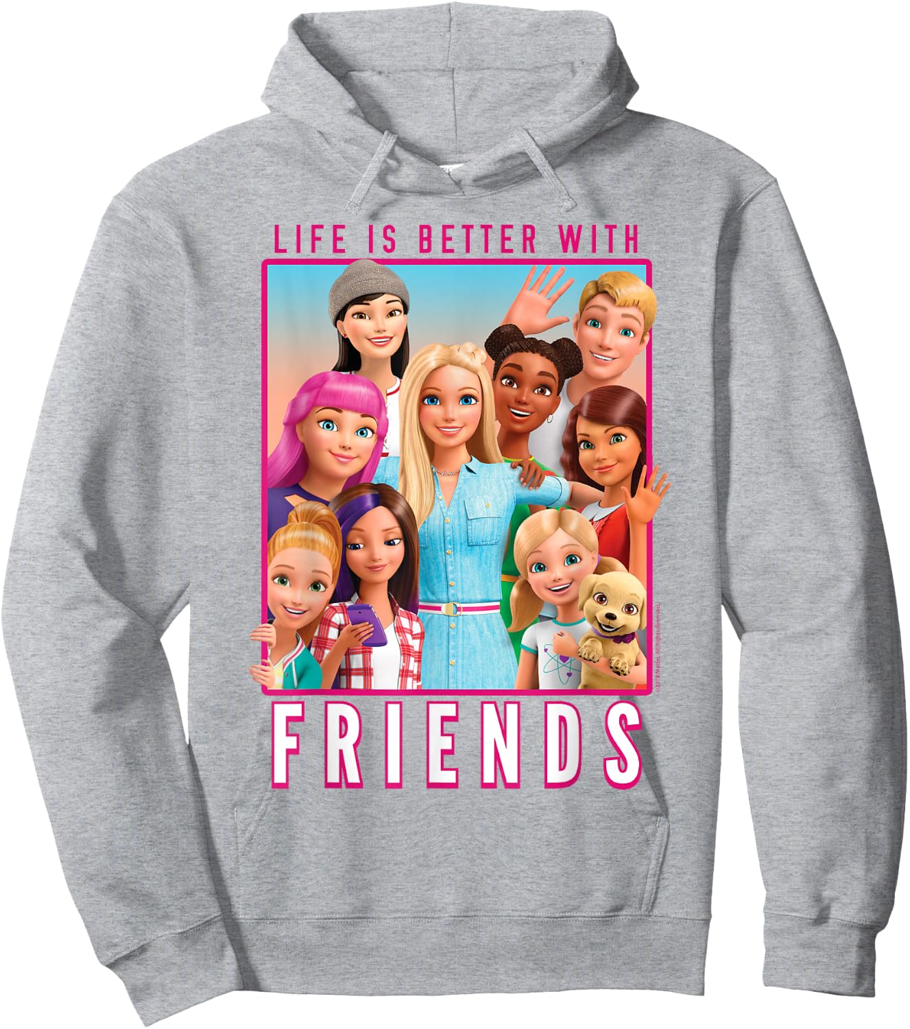 Barbie - Dreamhouse Adventure with Friends Hoodie - Hoodie | Ash
