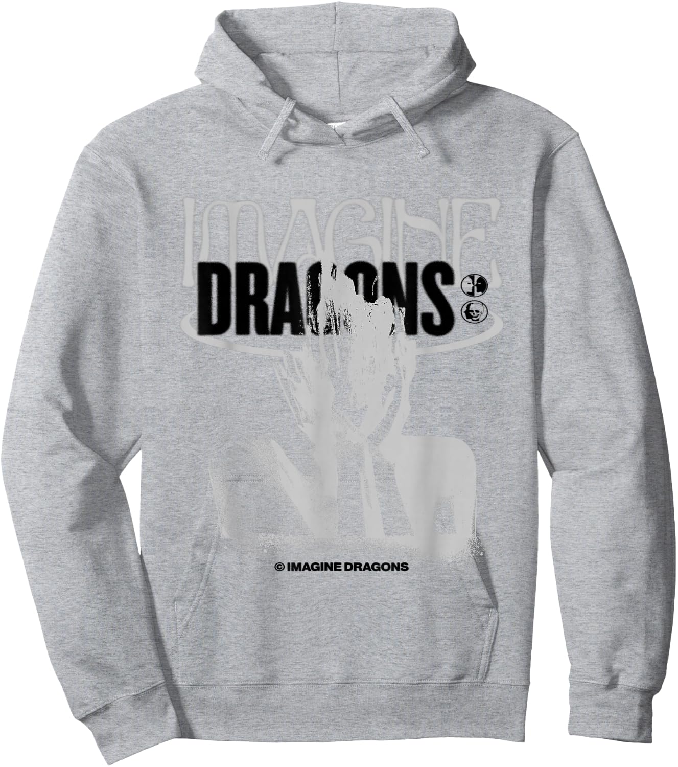 Official Imagine Dragons Exclusive Scream Hoodie - Hoodie | Ash