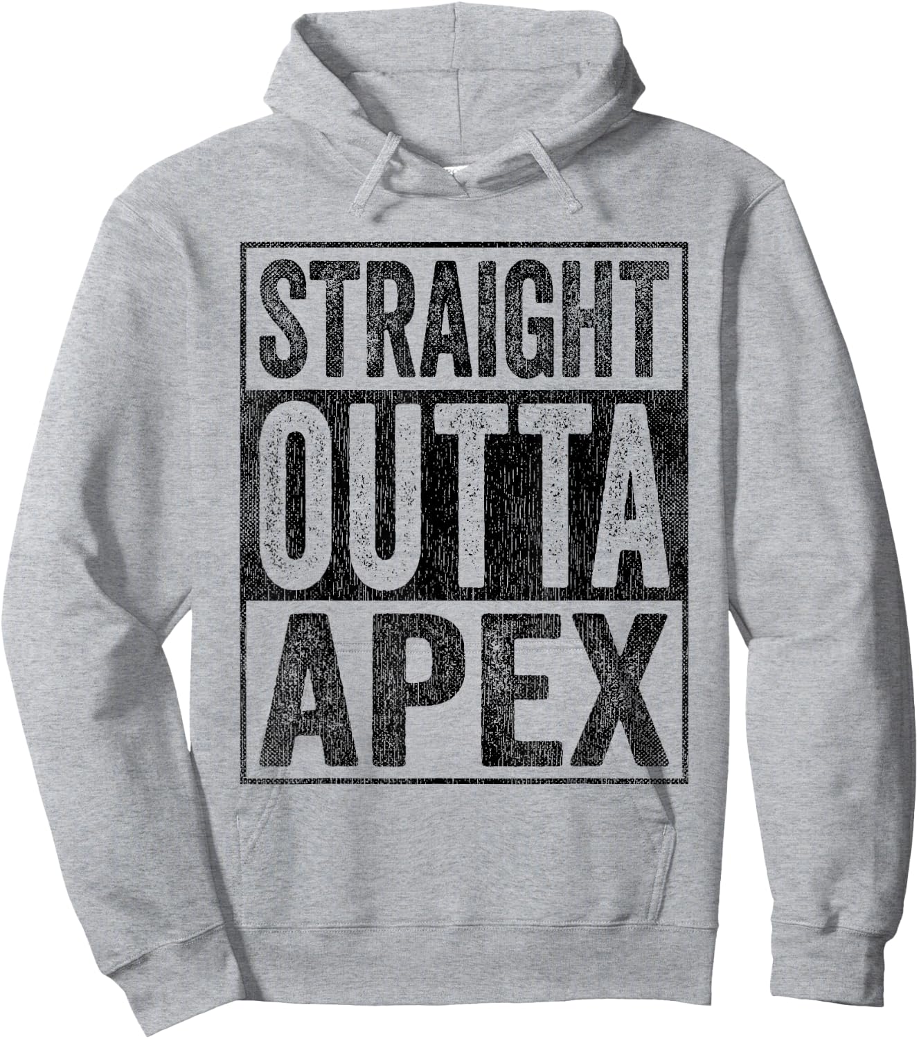 Apex Clothing Straight Outta Apex Hoodie - Hoodie | Ash