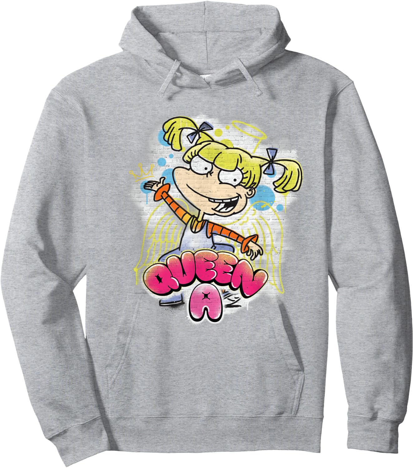 Rugrats Queen A for Angelica Hoodie - Hoodie | Ash