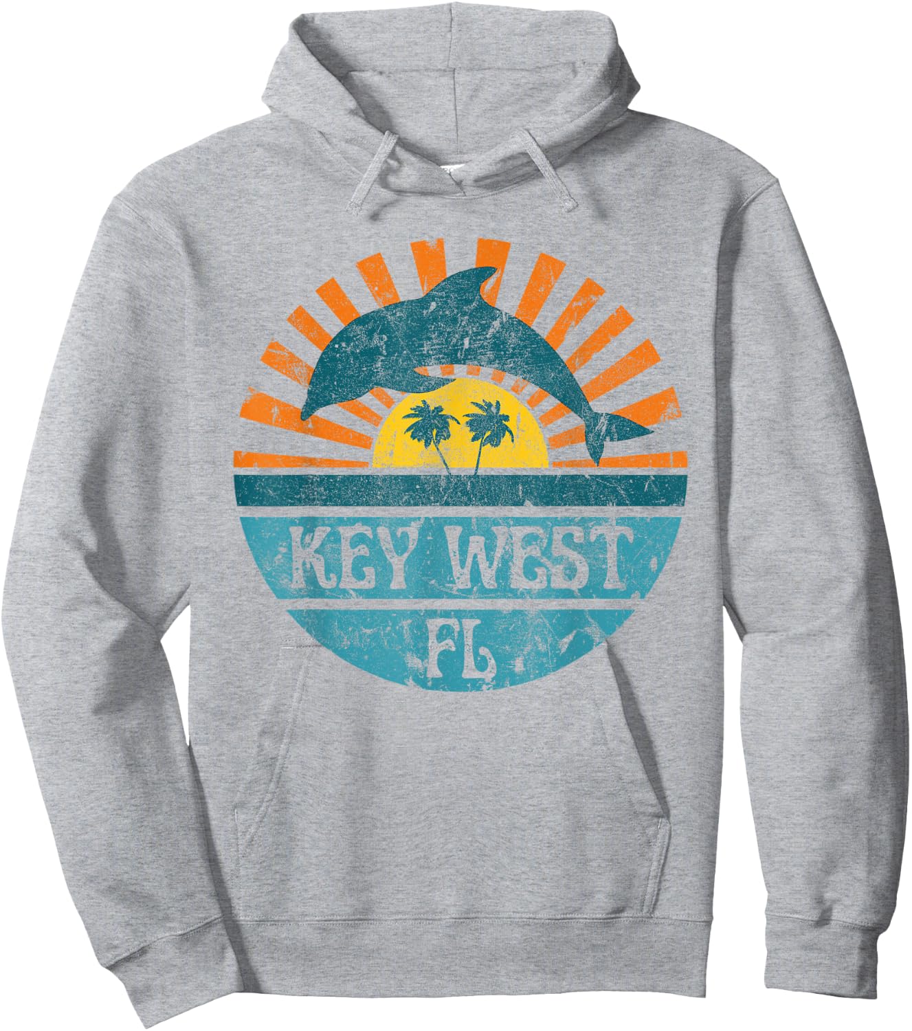 Key West Women Girls Kids Hoodie - Hoodie | Ash