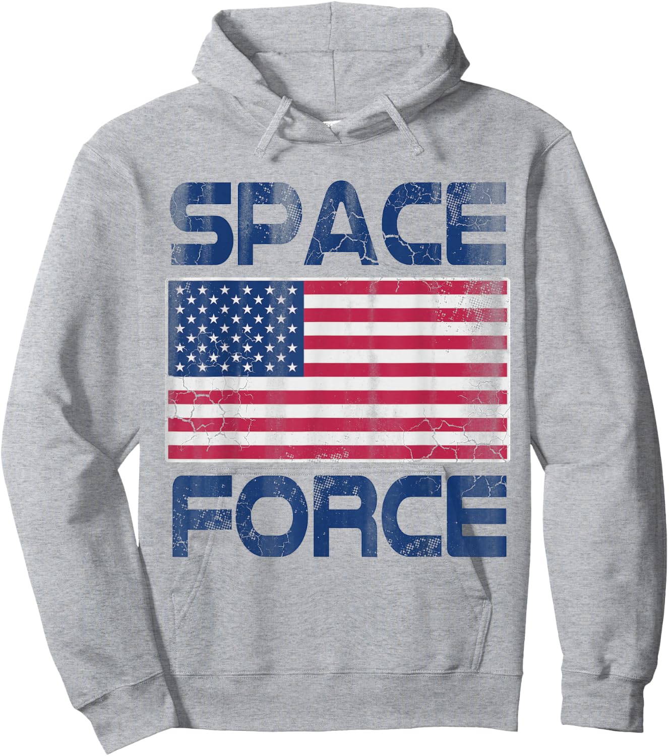 Space Force USA Trump America Science Astronaut Hoodie - Hoodie | Ash