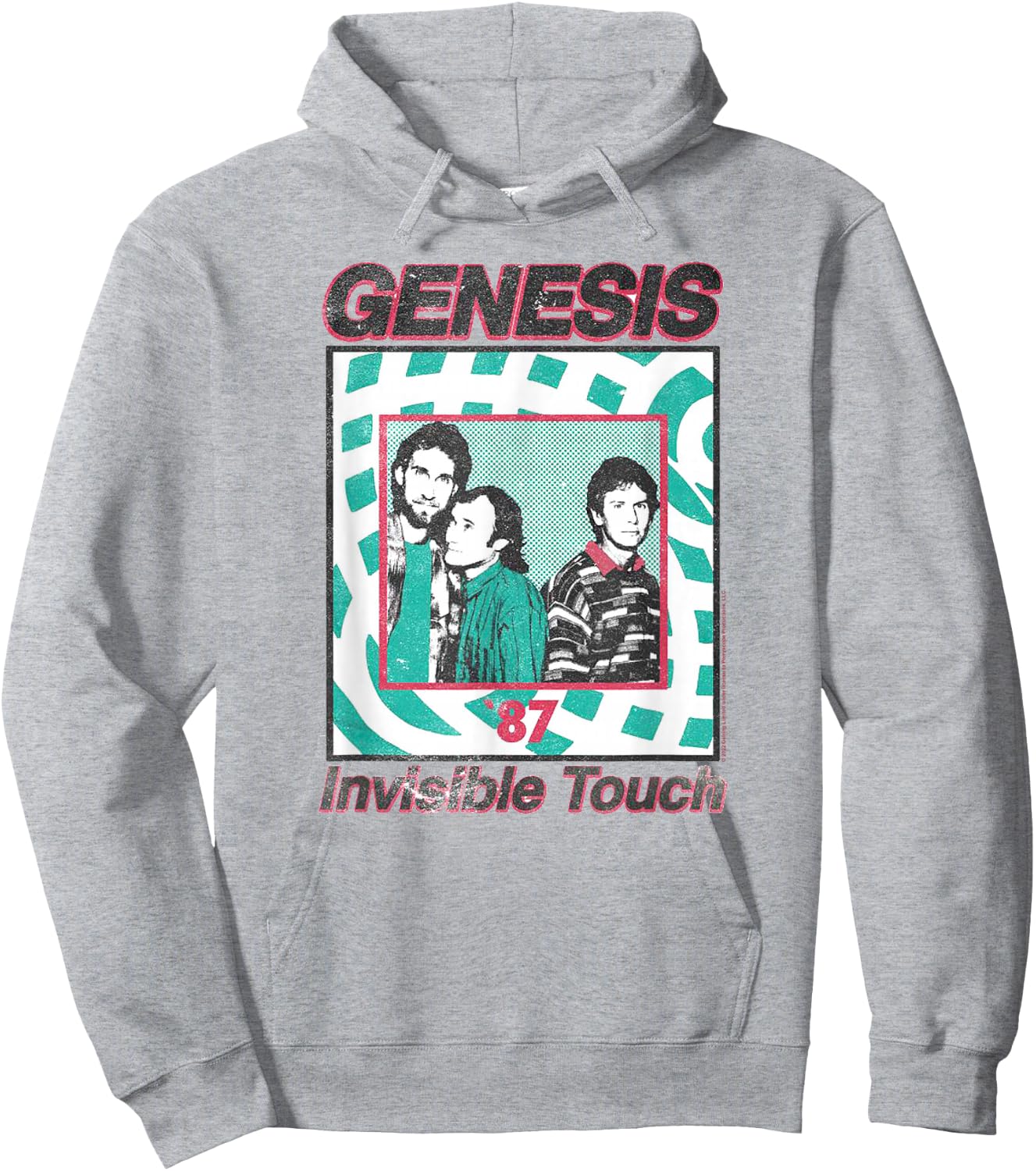 Genesis Invisible Touch Poster Hoodie - Hoodie | Ash