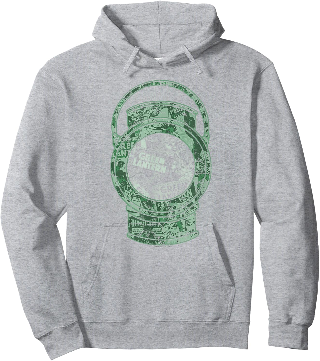 Green Lantern Cover T Shirt Hoodie - Hoodie | Ash