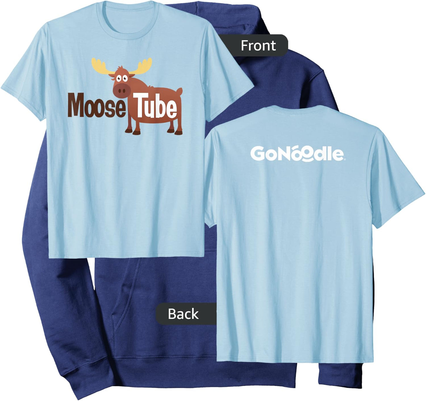 GoNoodle Moose Tube Kids Blue Dance Hoodie - Hoodie | Navy