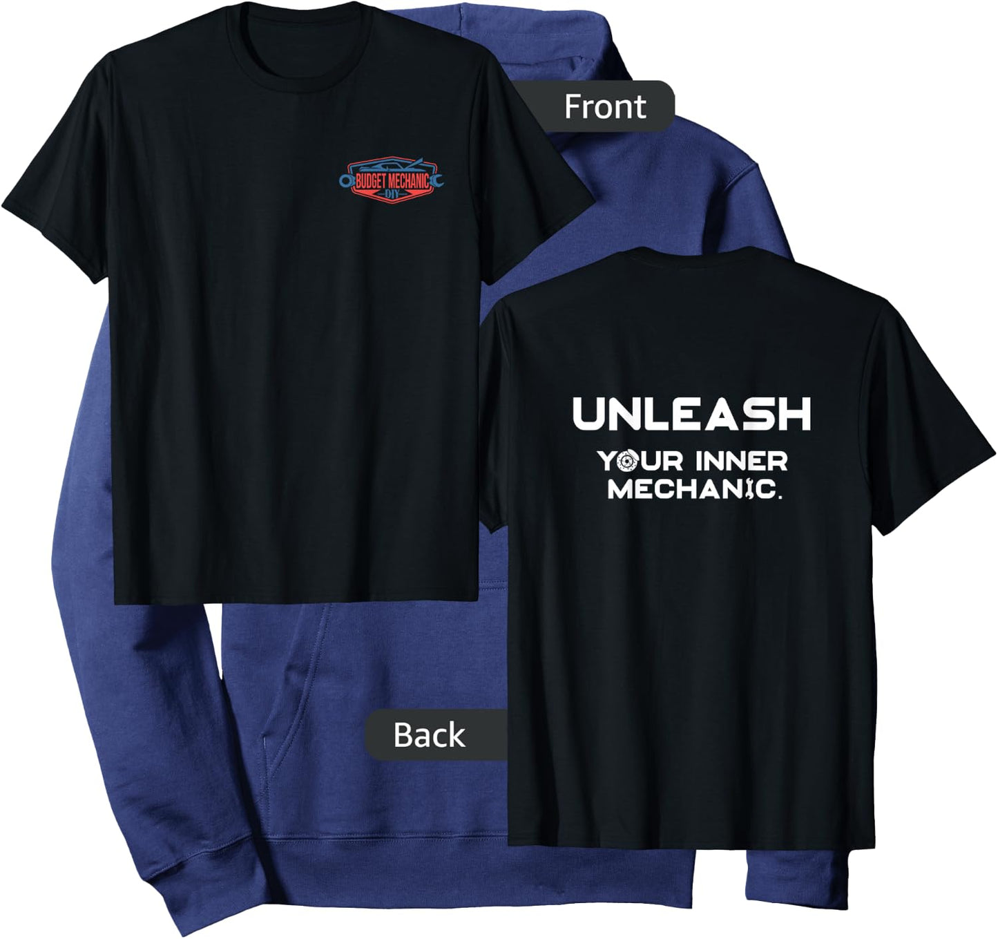 Budget Mechanic - Unleash Your Inner Mechanic Hoodie - Hoodie | Navy