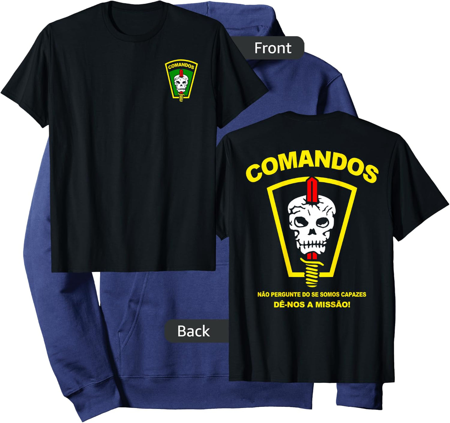 Brazil Army Comando Special Forces Hoodie - Hoodie | Navy