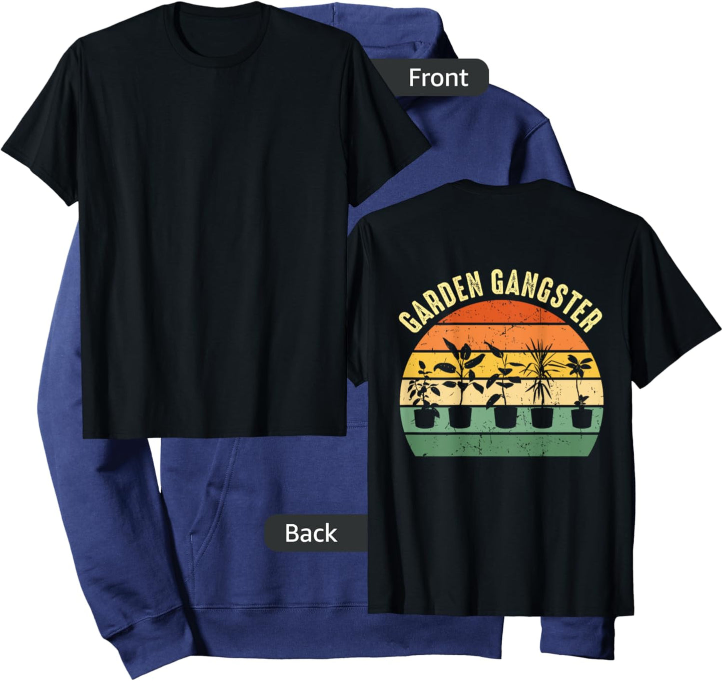 GARDEN GANGSTER I Plants Gardener Gardening Hoodie - Hoodie | Navy