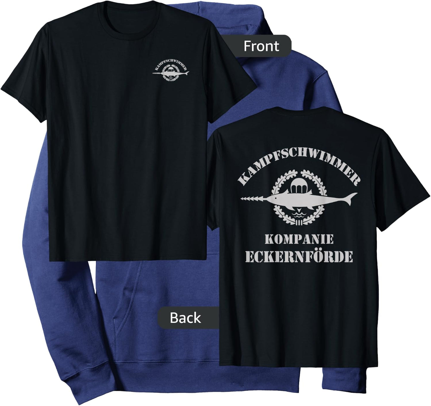 Kampfschwimmer KSM Combat Swimmer German Navy Hoodie - Hoodie | Navy
