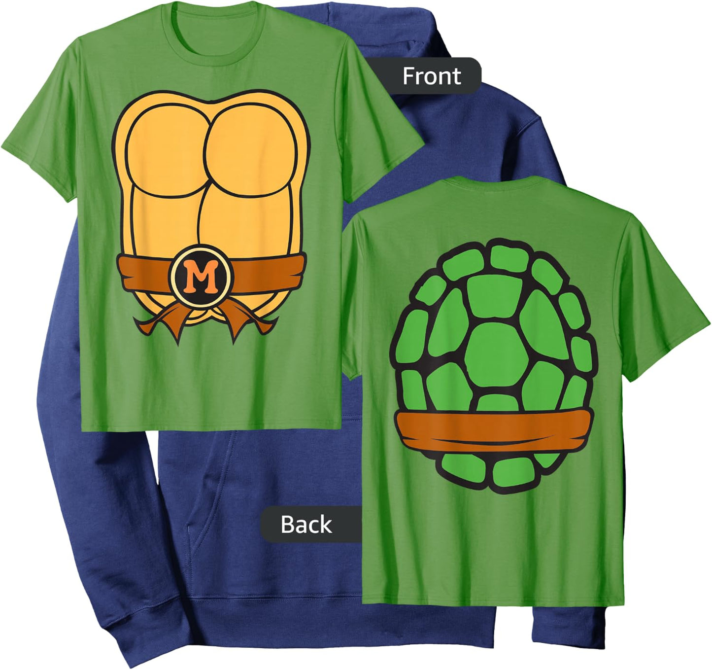 Teenage Mutant Ninja Turtles Michelangelo Shell Hoodie - Hoodie | Navy