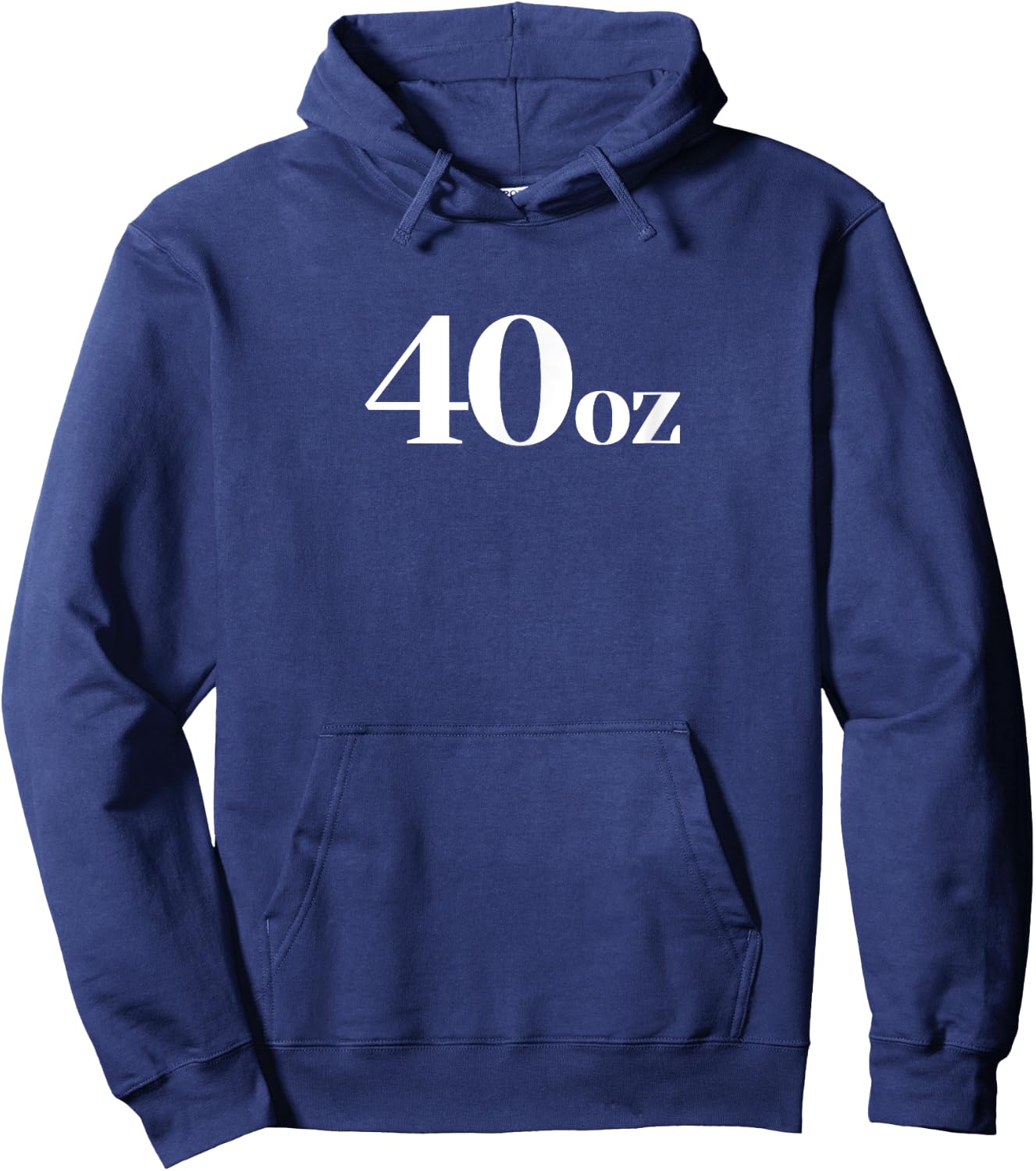 40 Oz Bottle Beer Forty Ounce 40oz Hoodie - Hoodie | Navy