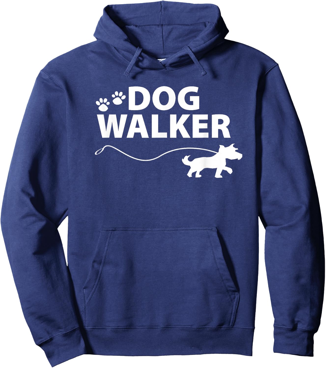 Dog Walker Men Women Hoodie - Hoodie | Navy
