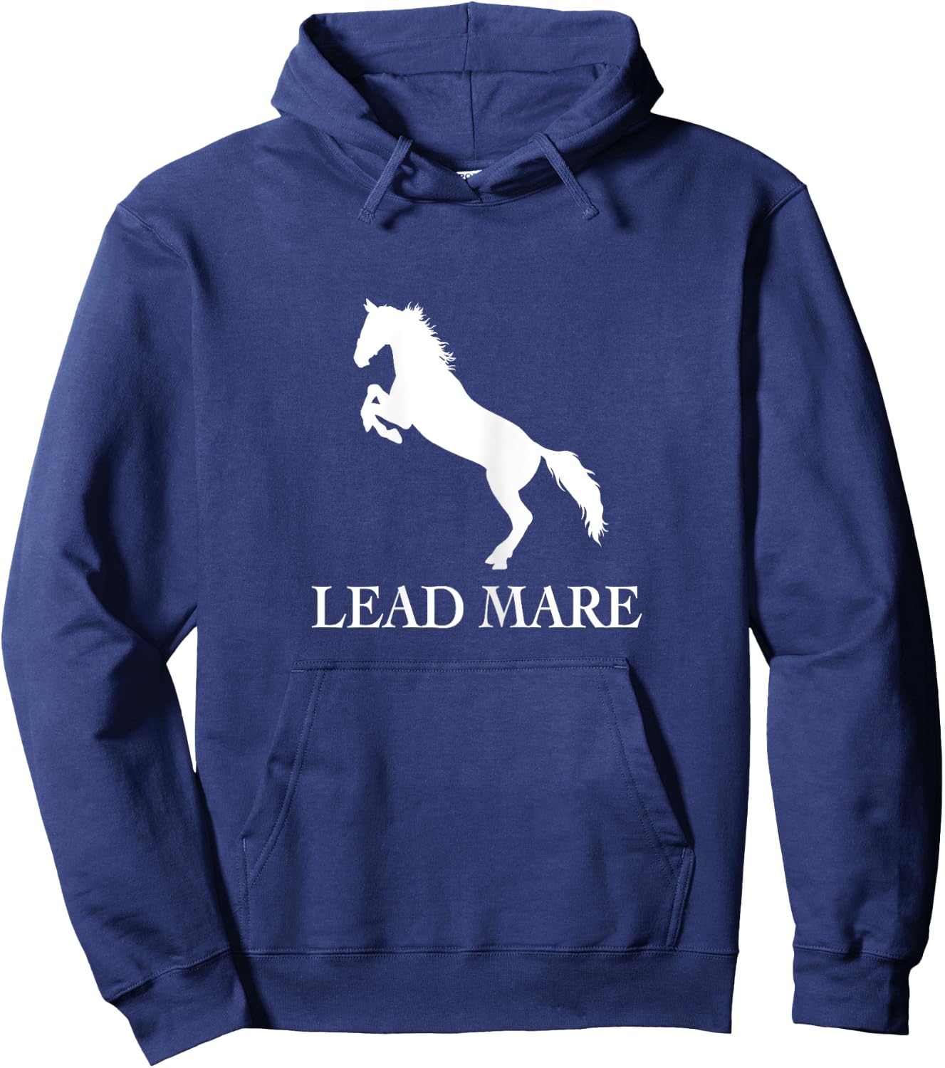 Lead Mare Horse Riding Horses Equestrian sport Hoodie - Hoodie | Navy