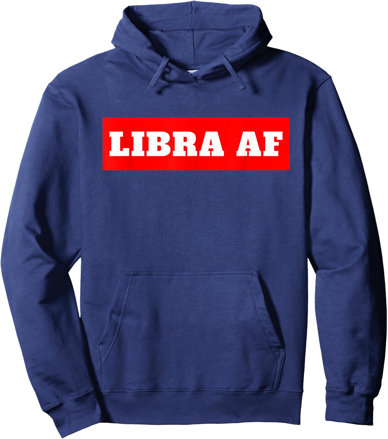 Libra AF Horoscope Birthday Hoodie - Hoodie | Navy